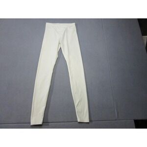 Ethos Leggings Womens Small Tall White Ankle Length Mid Rise Stretch Yoga Pants
